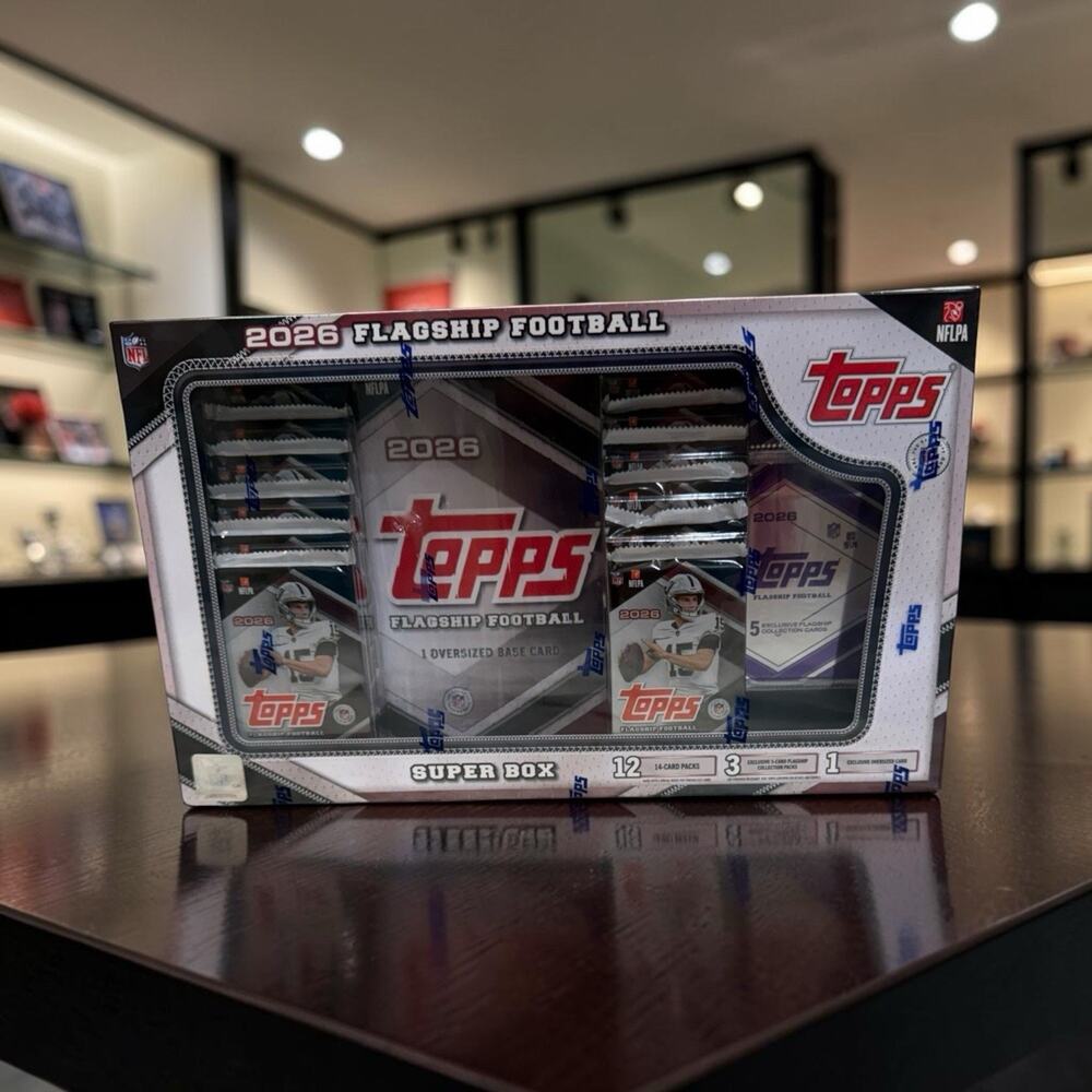 2026 Topps Football Flagship Super Box Costco Exclusive Oversized MISP